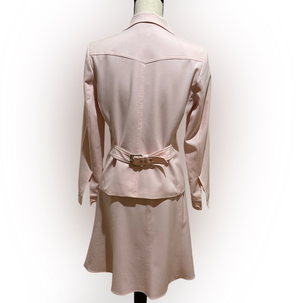 Pink Jacket and Skirt Suit Jacket Size 4P Skirt Size 8P